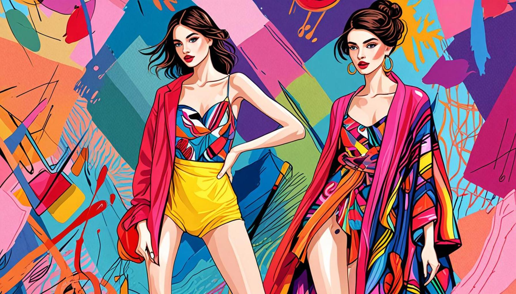 Artistic Expression Fashion and Textile Design Fusion Explored