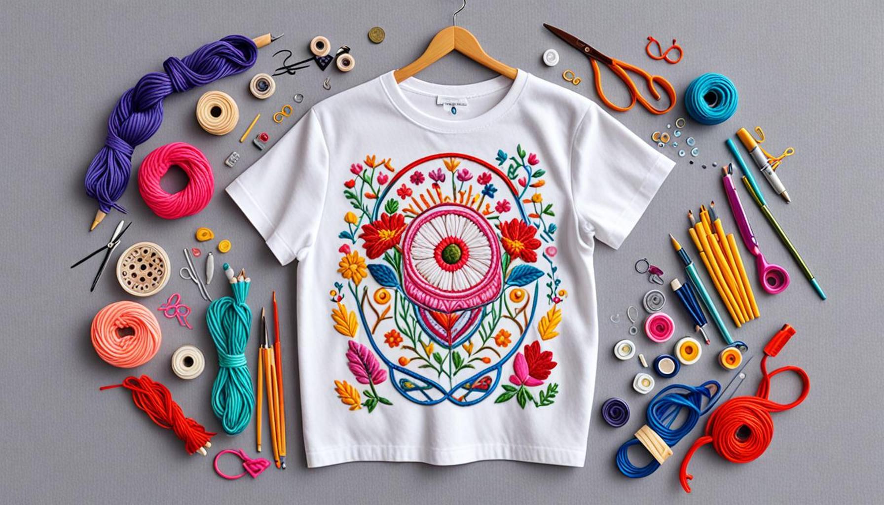 Creative Embroidery Transform Ordinary Clothes into Unique Pieces