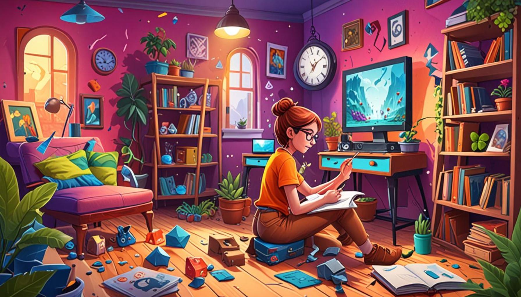 Developing Problem-Solving Skills Through Interactive Adventure Games