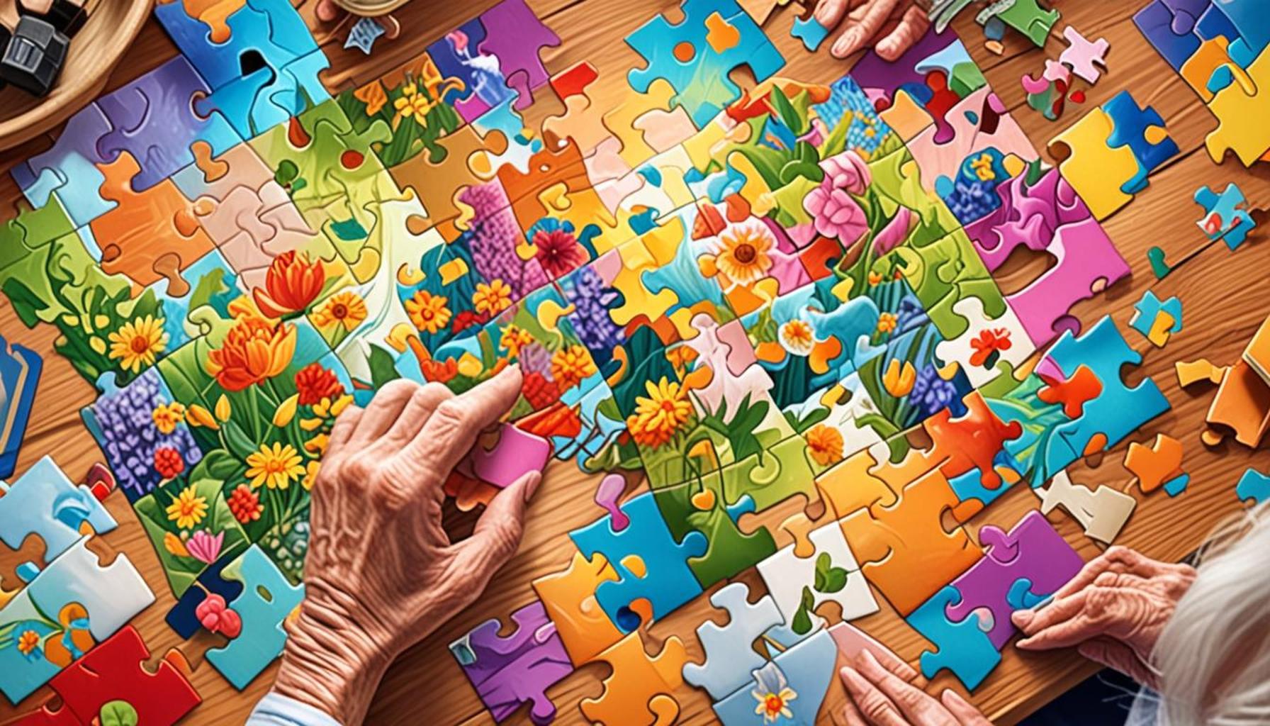 Interactive Puzzle Activities to Stimulate Memory in the Elderly